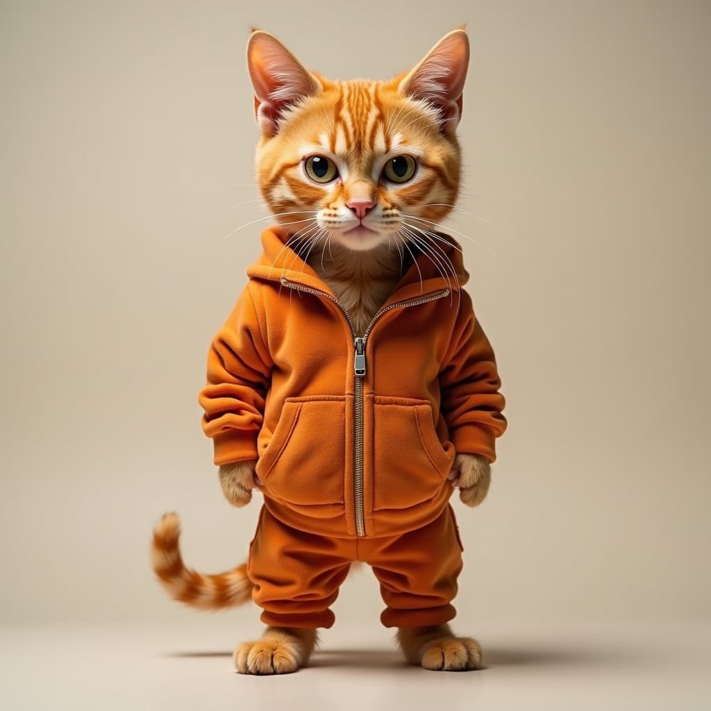 Tabby in a Tracksuit